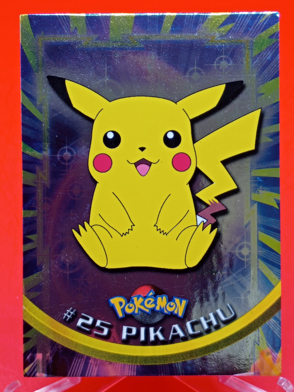 Pikachu #25 Topps TV Animation Edition Silver Foil NM-LP Pokémon